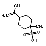 CAS 登录号：805184-60-5， 4-异丙烯基-1-甲基环己烷磺酸