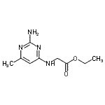 CAS 登录号：805184-69-4， 乙基N-(2-氨基-6-甲基-4-嘧啶基)甘氨酸酯