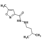 CAS#: 805189-50-8, 5-Methyl-N'-(3-methylbutyl)-1,2-oxazole-3-carbohydrazide