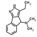 CAS 登录号：805197-73-3， 3-乙基-N,N-二甲基-2,4-二氢茚并[1,2-c]吡唑-4-胺