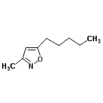 CAS 登录号：80536-46-5， 3-甲基-5-戊基-1,2-恶唑