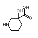 CAS 登录号：80546-90-3， 3-羟基-3-哌啶羧酸