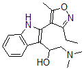 CAS 登录号:80565-58-8, alpha-(二甲基氨基甲基)-2-(3-乙基-5-甲基-4-异恶唑基)-1H-吲哚-3-甲醇