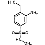 CAS 登录号：805962-10-1， 3-氨基-4-乙基-N-甲基苯磺酰胺
