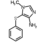 CAS 登录号：805969-20-4， 1-甲基-5-(苯基硫基)-1H-咪唑-4-胺