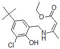 CAS#: 80626-07-9, Ethyl (Z)-3-[(5-tert-butyl-3-chloro-2-hydroxyphenyl)methylamino]but-2-enoate