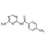 CAS 登录号：806635-24-5， N-(4-氨基-1,3,5-三嗪-2-基)-4-甲基苯甲酰胺