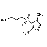 CAS 登录号：806639-63-4， 5-(丁基磺酰基)-1-甲基-1H-咪唑-4-胺