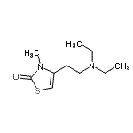CAS 登录号：806649-48-9， 4-[2-(二乙基氨基)乙基]-3-甲基-1,3-噻唑-2(3H)-酮