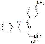 CAS 登录号：80704-43-4， [4-[(4-氨基苯甲酰)氨基]-4-苯基-丁基]-二甲基-氯化铵