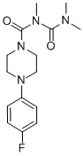 CAS#: 80712-25-0, 1-(4-Fluorophenyl)-4-(2,4,4-Trimethylallophanoyl)Piperazine