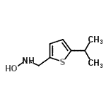 CAS 登录号：807261-93-4， N-羟基-1-(5-异丙基-2-噻吩基)甲胺