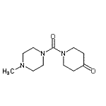 CAS 登录号：807326-49-4， 1-[(4-甲基-1-哌嗪基)羰基]-4-哌啶酮