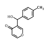 CAS 登录号：807362-62-5， 3-[羟基(4-甲基苯基)甲基]-4H-吡喃-4-酮