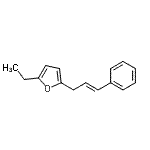 CAS 登录号：807369-92-2， 2-乙基-5-[(2E)-3-苯基-2-丙烯-1-基]呋喃