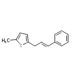 CAS 登录号：807370-02-1， 2-甲基-5-[(2E)-3-苯基-2-丙烯-1-基]噻吩