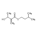 CAS#: 80758-69-6, 3-Methylbutyl 3-hydroxy-2-methylenebutanoate