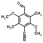 CAS#: 807628-70-2, 4-Formyl-2,5-dimethoxy-3,6-dimethylbenzonitrile