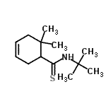 CAS 登录号：807631-62-5， 6,6-二甲基-N-(2-甲基-2-丙基)-3-环己烯-1-硫代甲酰胺