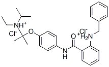 CAS#: 80784-93-6, 2-[4-[(Benzylazaniumylidene-Phenyl-Methyl)Amino]Phenoxy]Ethyl-Dipropan -2-Yl-Azanium Dichloride