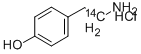 CAS 登录号：80787-62-8， 羟基苯基乙胺盐酸盐[1-14C]