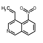CAS 登录号：808125-51-1， 5-硝基-4-乙烯基异喹啉