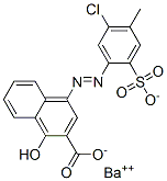 CAS 登录号：80822-79-3， 4-[(5-氯-4-甲基-2-磺酸基苯基)偶氮]-1-羟基-2-萘甲酸钡