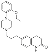 CAS 登录号:80834-63-5, 3,4-二氢-6-(3-(4-(2-乙氧基苯基)-1-哌嗪基)丙基)-2(1H)-喹啉酮