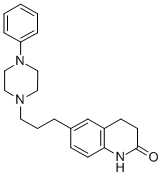 CAS 登录号:80834-65-7, 3,4-二氢-6-(3-(4-苯基-1-哌嗪基)丙基)-2(1H)-喹啉酮