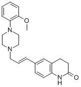 CAS 登录号:80834-66-8, 3,4-二氢-6-(3-(4-(2-甲氧基苯基)-1-哌嗪基)-1-丙烯基)-2(1H)-喹啉酮