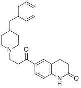 CAS 登录号:80834-71-5, 6-(1-氧代-3-(4-苄基-1-哌啶基)丙基)-3,4-二氢喹诺酮