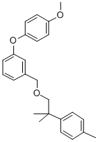 CAS 登录号:80843-96-5, 1-(4-甲氧基苯氧基)-3-((2-(4-甲基苯基)-2-甲基丙氧基)甲基)苯