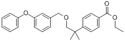 CAS 登录号:80853-88-9, 3-苯氧基苄基 2-(4-乙氧羰基苯基)-2-甲基丙基醚