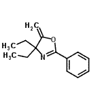 CAS 登录号：808737-53-3， 4,4-二乙基-5-亚甲基-2-苯基-4,5-二氢-1,3-恶唑