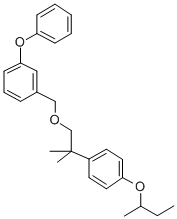 CAS 登录号:80874-15-3, 1-((2-(4-(1-甲基丙氧基)苯基)-2-甲基丙氧基)甲基)-3-苯氧基苯