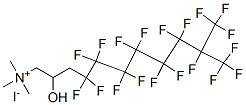 CAS#: 80909-29-1, [4,4,5,5,6,6,7,7,8,8,9,9,10,11,11,11-Hexadecafluoro-2-Hydroxy-10-(Trifluoromethyl)Undecyl]Trimethylammonium Iodide