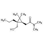 CAS 登录号：809237-24-9， 2-[(1R,2S)-2-(羟基甲基)-3,3-二甲基-2-丙基环丙基]-N,N-二甲基乙酰胺