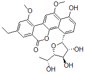 CAS 登录号：80937-34-4， 褐黄癌菌素 E