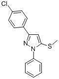 CAS#: 80967-23-3, 3-(4-Chlorophenyl)-5-Methylthio-1-Phenyl-1H-Pyrazole