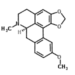 CAS 登录号：81-38-9， (7aR)-11-甲氧基-7-甲基-6,7,7a,8-四氢-5H-[1,3]苯并二氧戊环并[6,5,4-De]苯并[g]喹啉