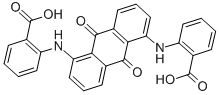 CAS#: 81-78-7, 2,2'-[(9,10-Dihydro-9,10-Dioxo-1,5-Anthrylene)Diimino]Bisbenzoic Acid
