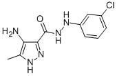 CAS#: 81016-56-0, 4-Amino-5-Methyl-1H-Pyrazole-3-Carboxylic Acid 2-(3-Chlorophenyl)Hydrazide