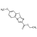 CAS 登录号：81021-97-8， 乙基7-甲氧基咪唑并[2,1-b][1,3]苯并噻唑-2-羧酸酯