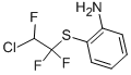 CAS 登录号：81029-02-9， 2-[(2-氯-1,1,2-三氟乙基)硫代]苯胺