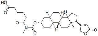 CAS#: 81072-21-1, 5-[[(3S,5R,8R,9S,10S,13R,17S)-14-Hydroxy-10,13-Dimethyl-17-(5-Oxo-2H-Furan-3-Yl)-1,2,3,4,5,6,7,8,9,11,12,15,16,17-Tetradecahydrocyclopenta[a]Phenanthren-3-Yl]Oxycarbonylmethylcarbamoyl]Pentanoic Acid