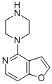 CAS 登录号：81078-84-4， 4-哌嗪-1-基-呋喃并[3,2-c]吡啶