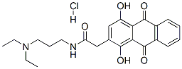 CAS#: 81085-96-3, N-(3-Diethylaminopropyl)-2-(1,4-Dihydroxy-9,10-Dioxo-Anthracen-2-Yl)Acetamide Hydrochloride