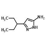 CAS 登录号：81114-33-2， 3-(3-戊烷基)-1H-吡唑-5-胺