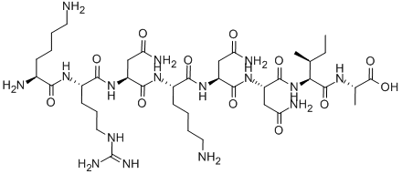 CAS#: 81117-26-2, H-Lys-Arg-Asn-Lys-Asn-Asn-Ile-Ala-OH