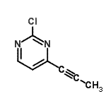 CAS 登录号：811450-47-2， 2-氯-4-(1-丙炔-1-基)嘧啶